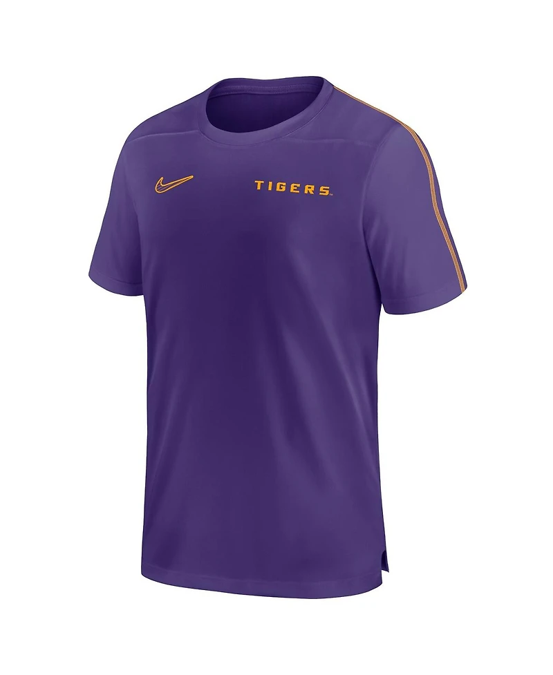 Nike Men's Lsu Tigers 2024 Sideline Coach Performance T-shirt