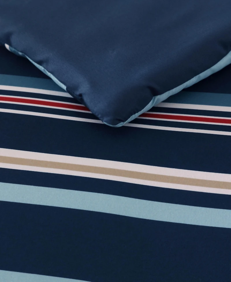 Nautica Colton Stripe 5 Piece Comforter Set