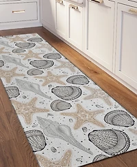 Dalyn Seabreeze Washable SZ4 2'3x7'6 Runner Area Rug
