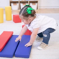 ECR4Kids SoftZone Soft Builder Blocks, Assorted, 16-Piece