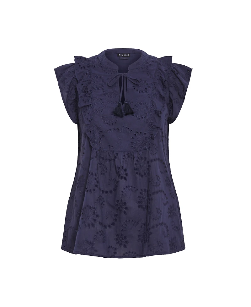 City Chic Plus Casey Top