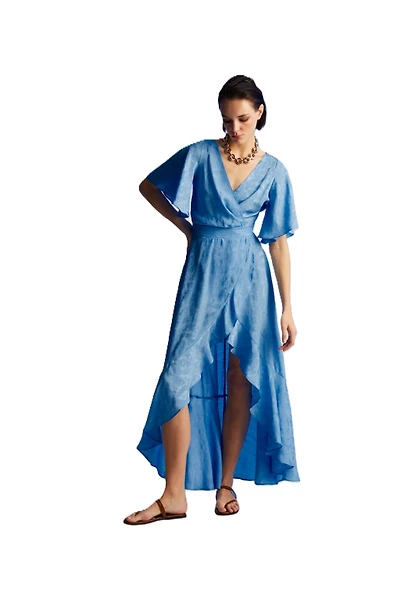 Nocturne Women's Asymmetric Flounce Dress