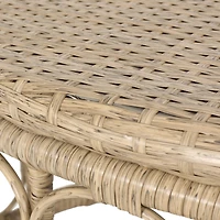 Streamdale Furniture Stunning Woven Wicker Coffee Table for Outdoor Decor