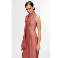 Nocturne Women's Shawl Collar Detailed Jumpsuit