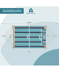 Slickblue Outdoor Hammock with Detachable Pillow