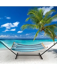 Slickblue Outdoor Hammock with Detachable Pillow