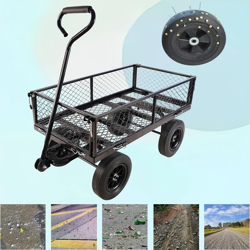 Multi-Functional Garden Cart Spacious, Effortless, All-Terrain