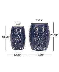 Simplie Fun Modern No-Assembly Accent Table Set with Durable Frame and Elegant Design