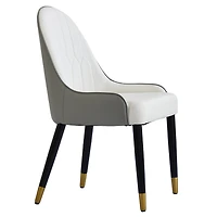 Simplie Fun Modern Upholstered Dining Chair with Space-Saving Design