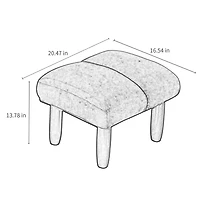 Streamdale Furniture Pedals, Stools, Can Be Matched With Sofa And Chair Pedals, Free Combination, Lounge Chair