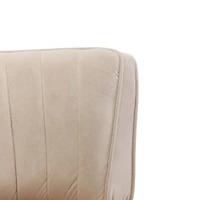 Streamdale Velvet Swivel Barrel Chairs for Living Room or Office