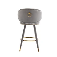 Streamdale Set of 2 Solid Wood Counter Height Bar Stools