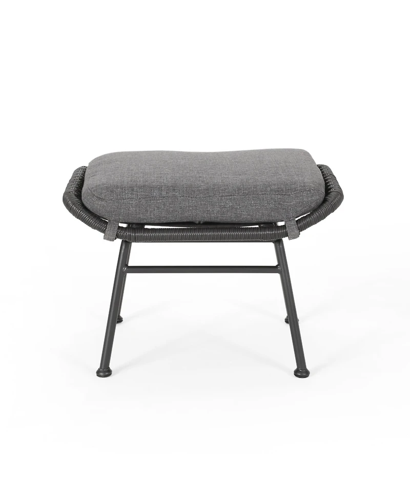 Streamdale Boho Rattan Ottoman Set Comfort & Style Outdoors