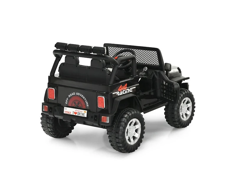 Sugift 12V Kids Remote Control Electric Ride On Truck Car with Lights and Music
