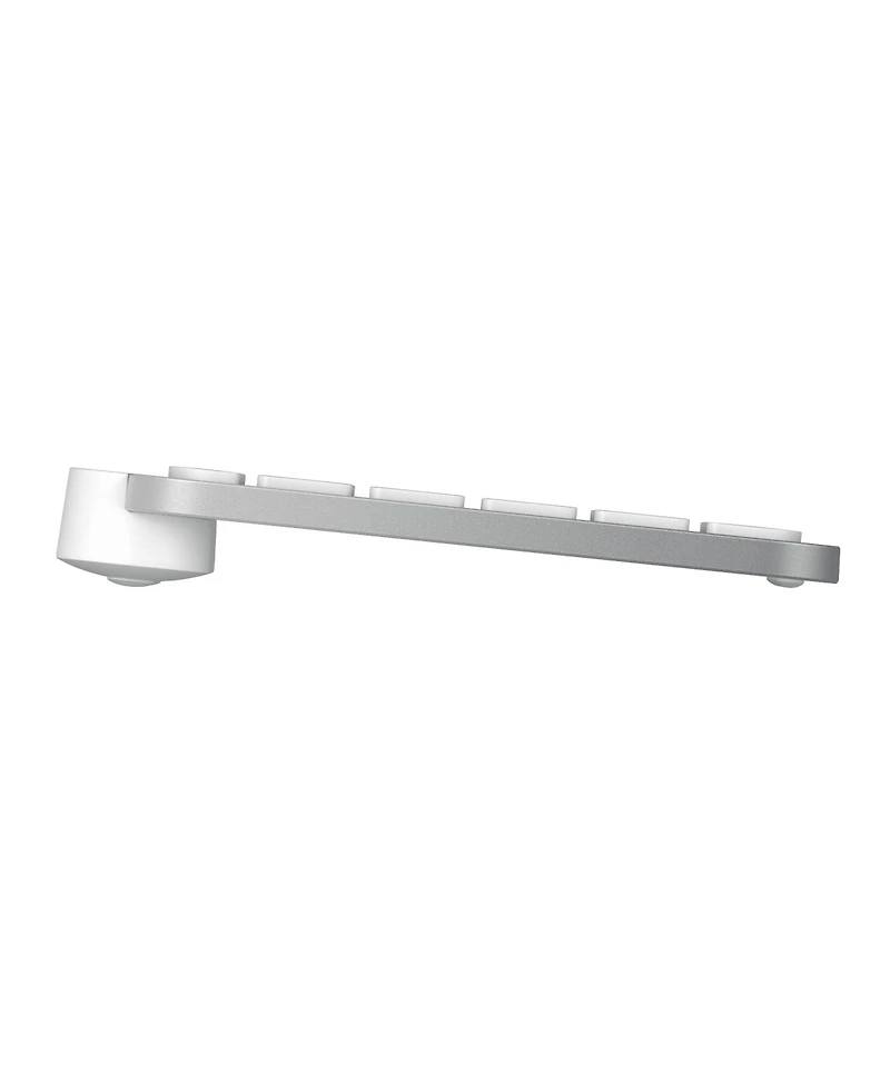 Logitech Mx Keys Full Size Scissor Keyboard for Pc and Mac - Pale Grey