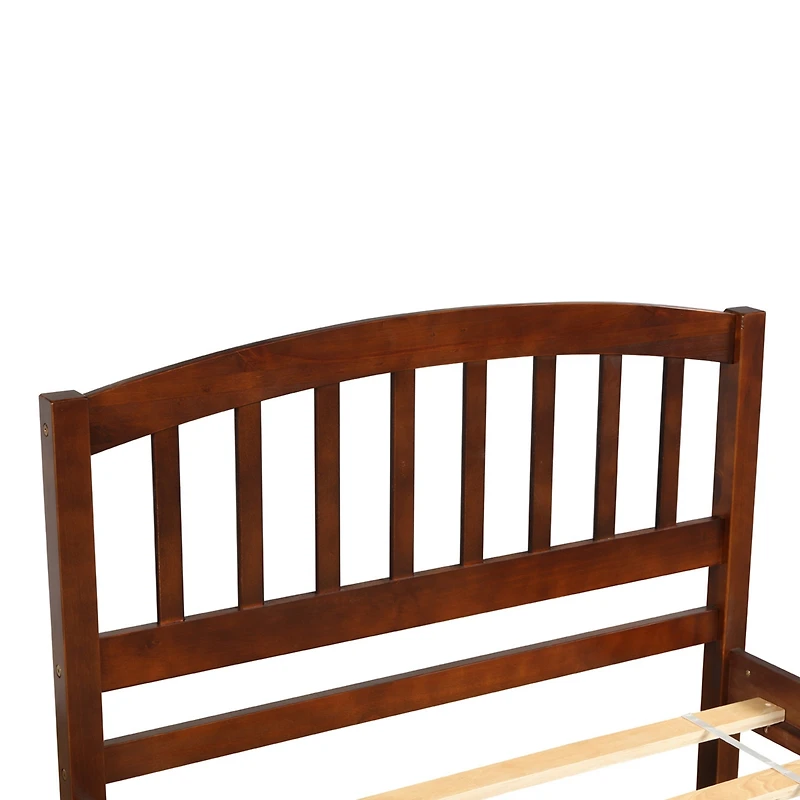 Streamdale Twin Platform Bed Wood Frame With Trundle
