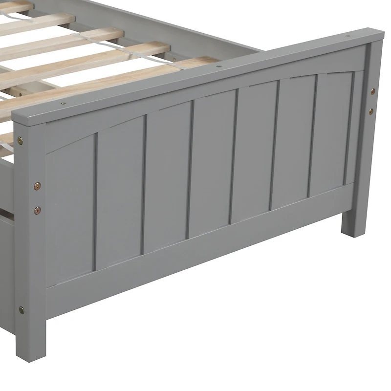 Streamdale Twin Size Platform Bed With Trundle