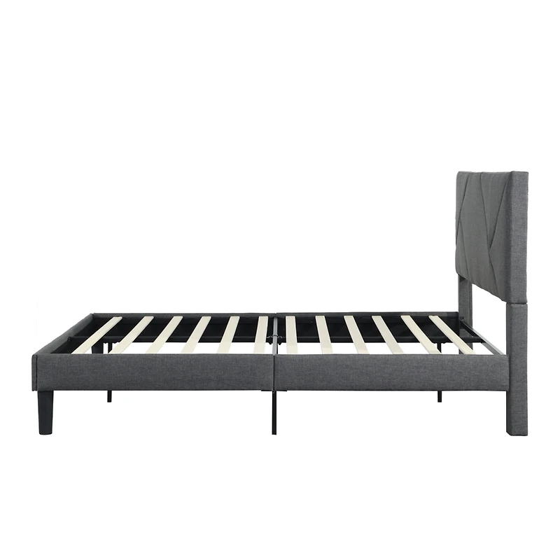 Streamdale Queen Size Pu Upholstered Platform Bed Frame