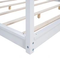 Streamdale King Canopy Platform Bed With Support Legs