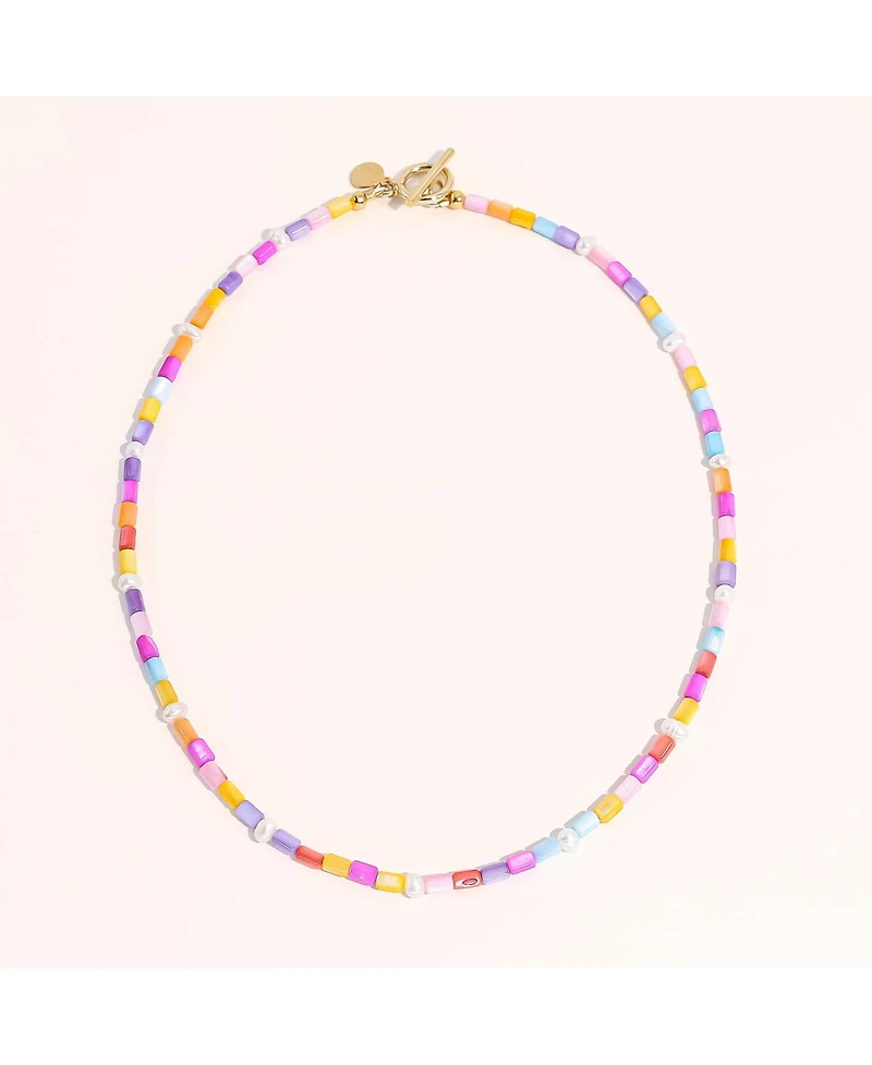 Limited Lusia Necklace - Rainbow - Silver