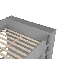 Streamdale Full Over Bunk Bed With 2 Drawers And Multilayer Cabinet