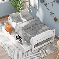 Streamdale Twin Platform Bed, With Two Drawers
