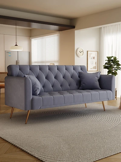 Streamdale 71" Convertible Double Folding Living Room Sofa Bed