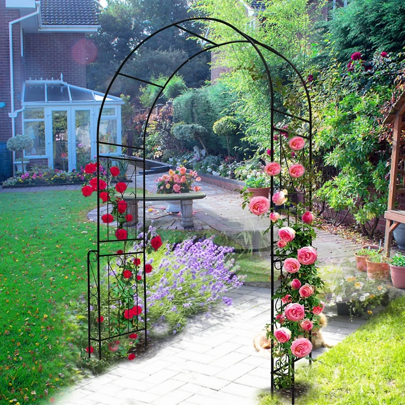 Streamdale Furniture Support Climbing Plants with Metal Garden Arch