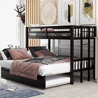 Streamdale Twin Over Pull-Out Bunk Bed With Trundle