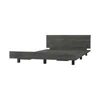 Streamdale Nimmo Twin Bed Frame Black Wengue