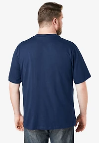 Boulder Creek Big & Tall by KingSize Heavyweight Pocket V-Neck Tee