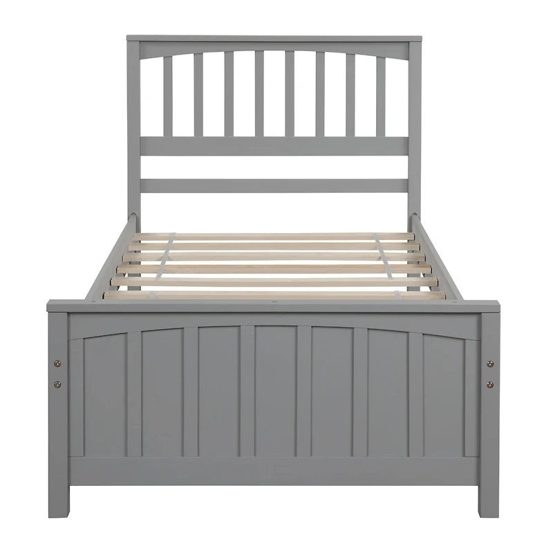 Streamdale Wood Platform Bed Twin