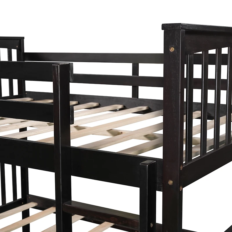 Streamdale Full Over Bunk Bed With Ladder For Bedroom, Guest Room Furniture