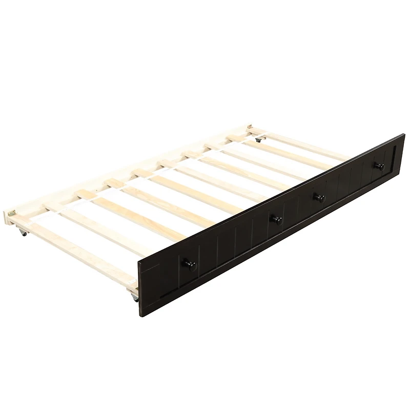 Streamdale Twin Wooden Daybed With Trundle Bed, Sofa Bed For Bedroom Living Room