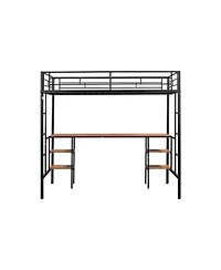 Simplie Fun Loft Bed With Table