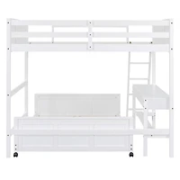 Streamdale Full Over Bunk Bed With Desk