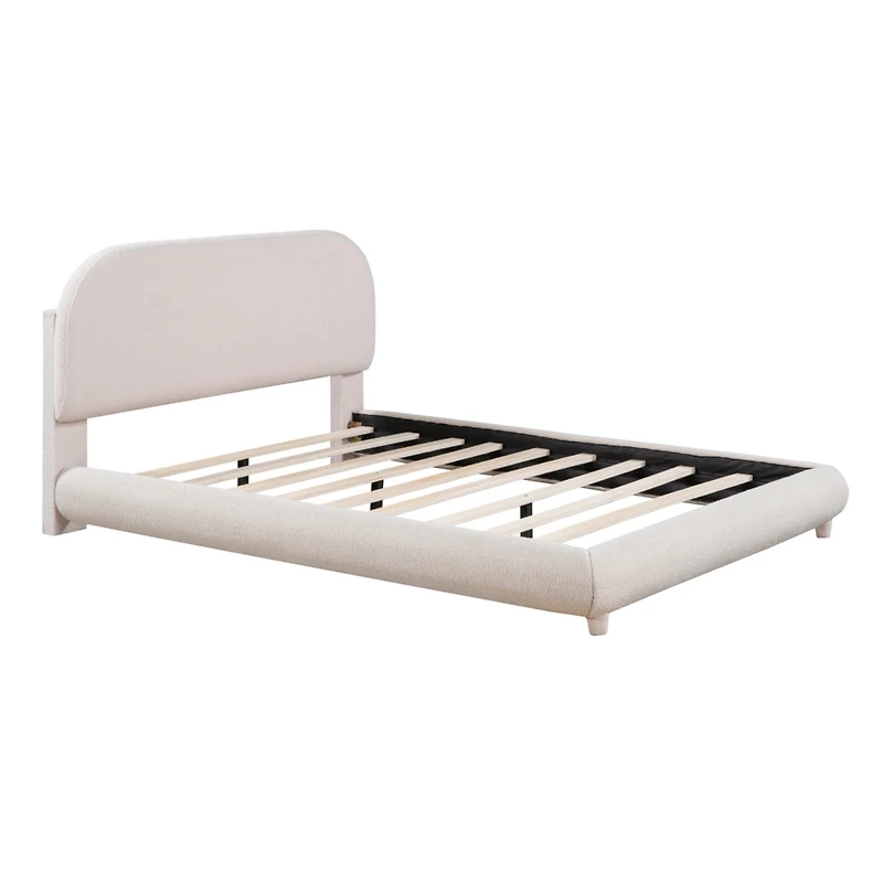 Teddy Fleece Platform Bed - Full