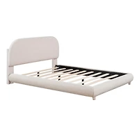 Teddy Fleece Platform Bed - Full