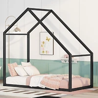 Streamdale Twin Metal House Bed Kids