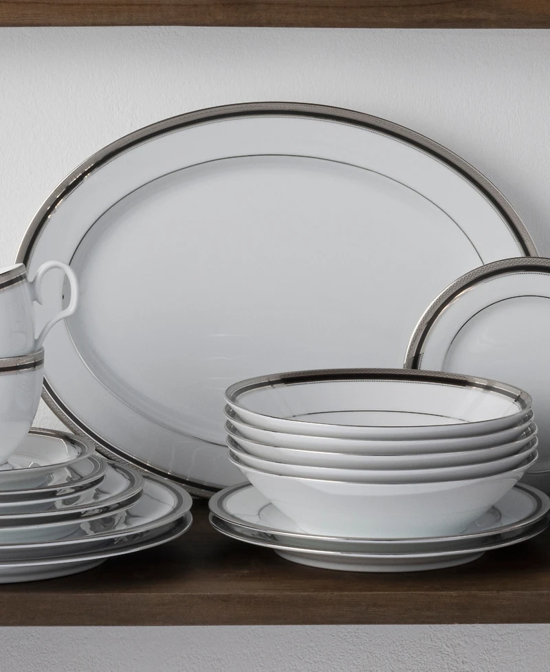 Noritake Dinnerware, Austin Platinum Oval Platter