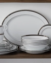 Noritake Dinnerware, Austin Platinum Oval Platter