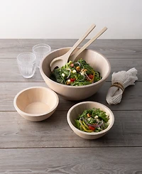 Noritake Hammock Wood Salad Servers