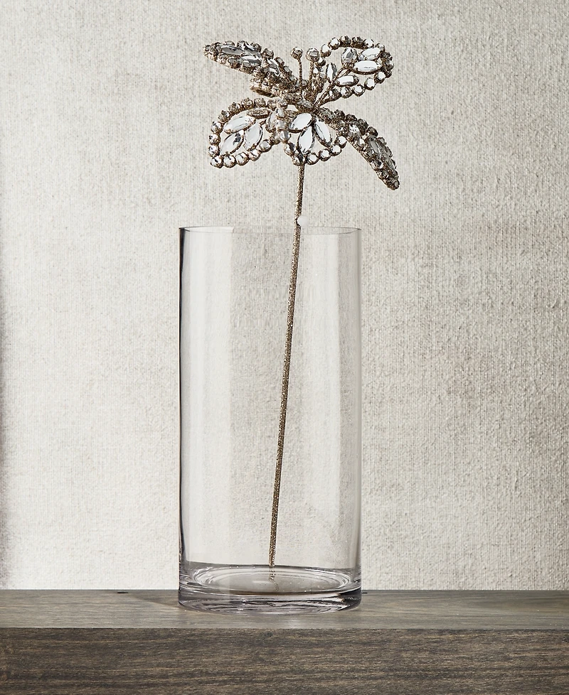 Holiday Lane Jeweled Elegance Flower Pick Ornament, Exclusively at Macy's