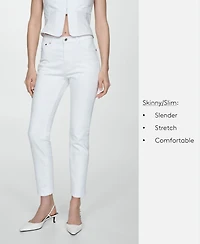 Mango Women's Skinny Cropped Jeans