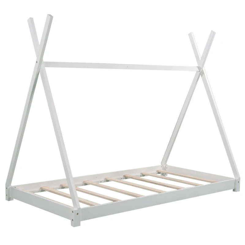 Streamdale Twin House Platform Bed With Triangle Structure