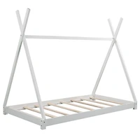 Streamdale Twin House Platform Bed With Triangle Structure