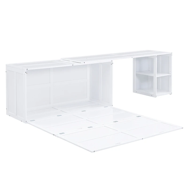 Streamdale Queen Murphy Bed With Rotatable Desk