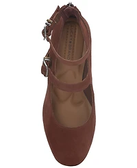 Lucky Brand Women's Cemli Double-Strap Mary Jane Block-Heel Pumps