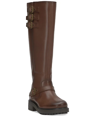 Lucky Brand Women's Citere Buckle Tall Riding Boots