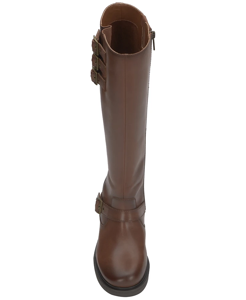 Lucky Brand Women's Citere Buckle Tall Riding Boots